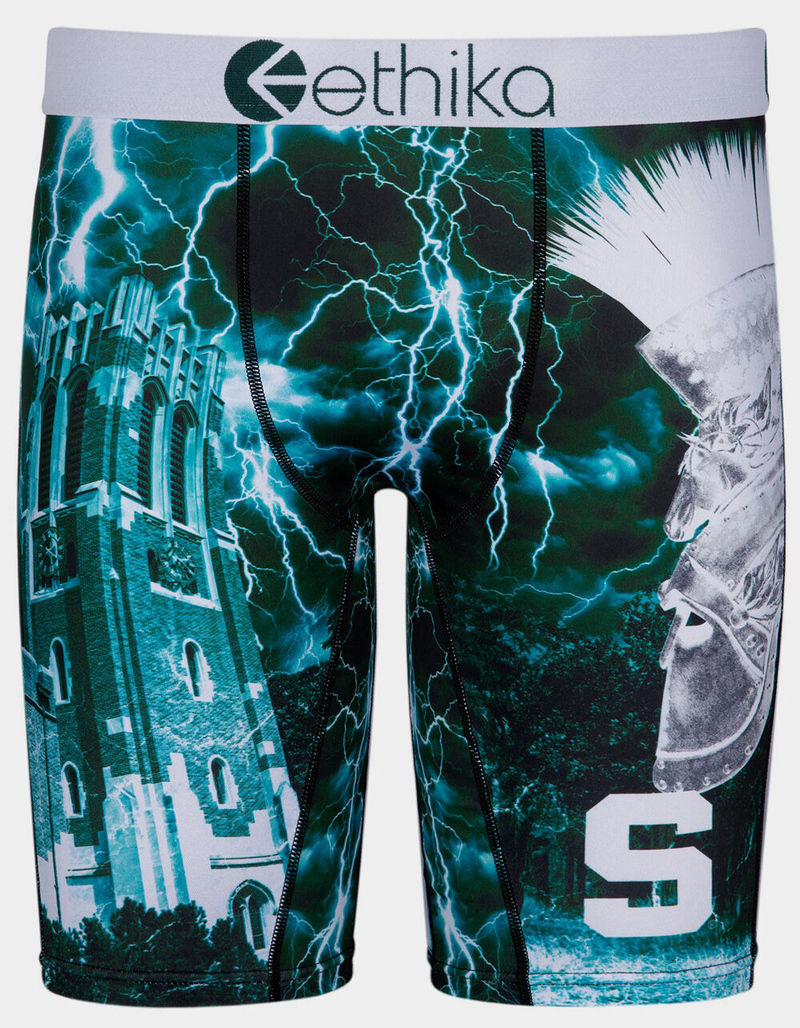 ETHIKA Michigan State Spartans Mens Boxer Briefs image number 0