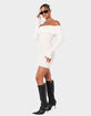 EDIKTED Emma Foldover Knitted Dress image number 4