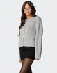 EDIKTED Freida Fuzzy Knit Cardigan image number 3