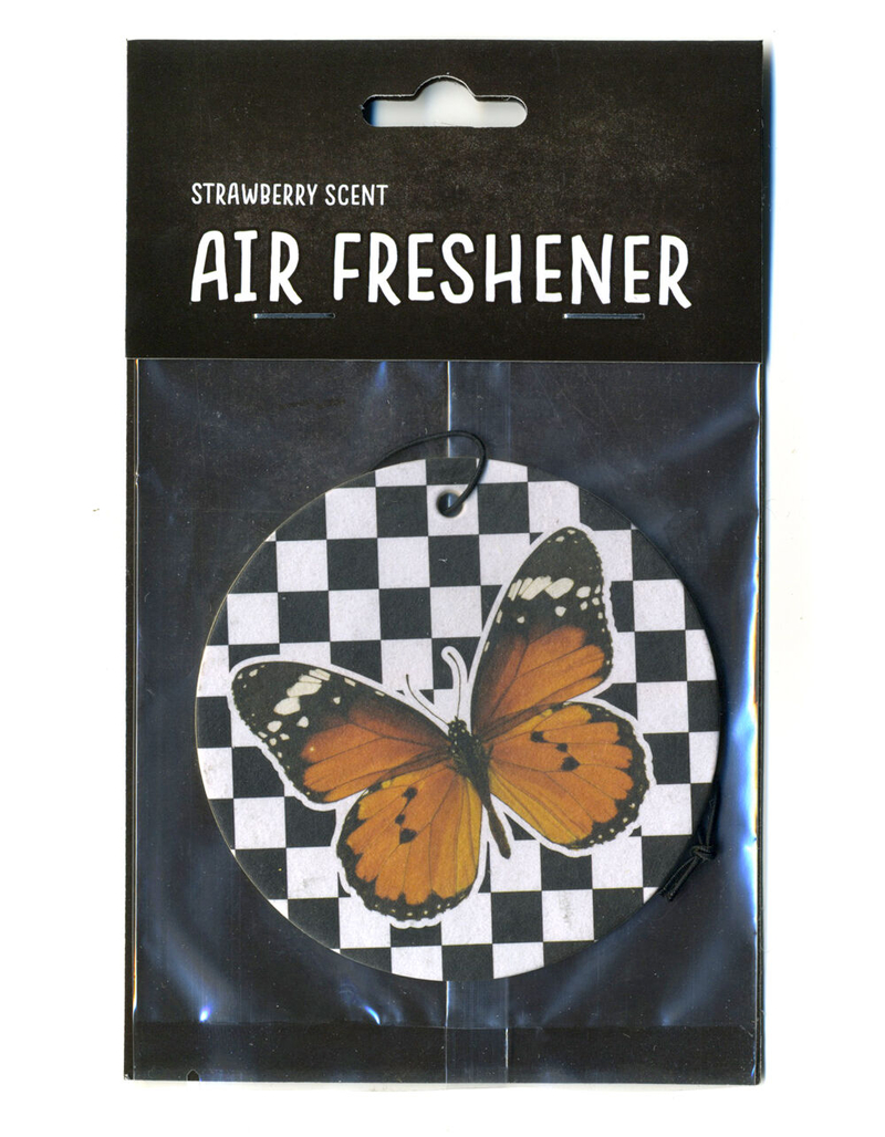 Checkered Butterfly Air Freshener image number 0