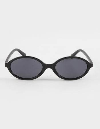 RSQ Oval Plastic Sunglasses Alternative Image