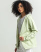 FULL TILT Womens Oversized Zip Up Hoodie image number 2
