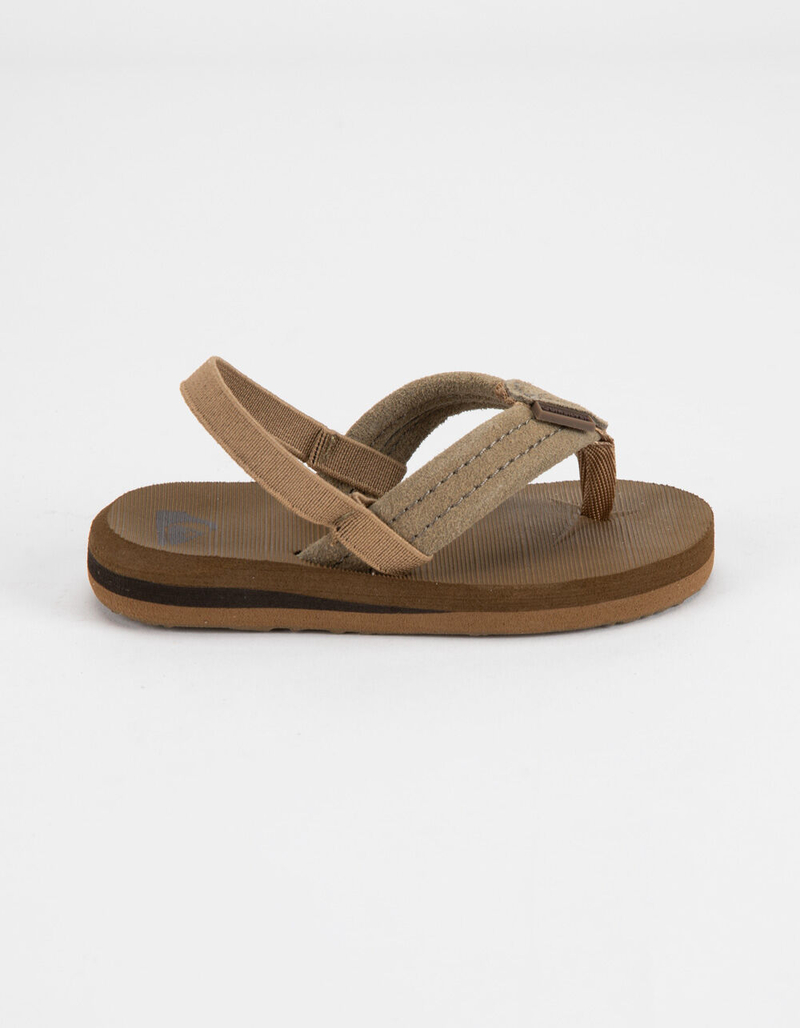 QUIKSILVER Carver Suede Toddler Sandals image number 2