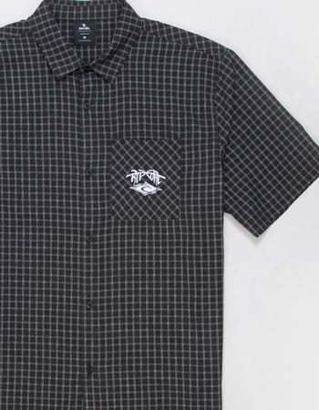 RIP CURL Liquid Drips Mens Button Up Shirt Alternative Image