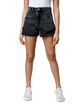 BLANK NYC Denim Raw Hem A-Line Short image number 1