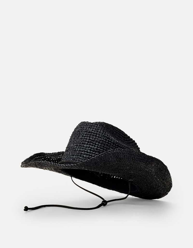 RIP CURL Crushable Straw Cowgirl Womens Hat image number 2