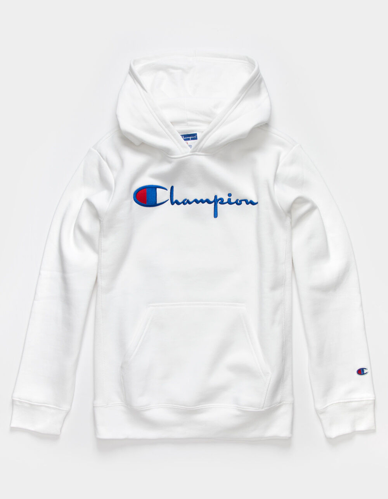 CHAMPION Heritage Boys White Hoodie image number 0