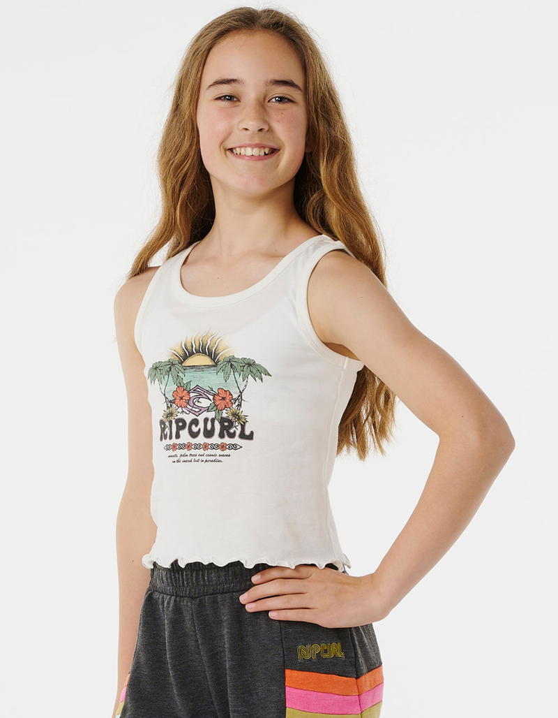 RIP CURL Hibiscus Heat Girls Tank Top image number 2