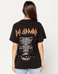 THE VINYL ICONS Def Leppard Pyromania Womens Boyfriend Tee image number 1