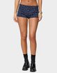 EDIKTED Twyla Polka Dot Stretch Shorts image number 1