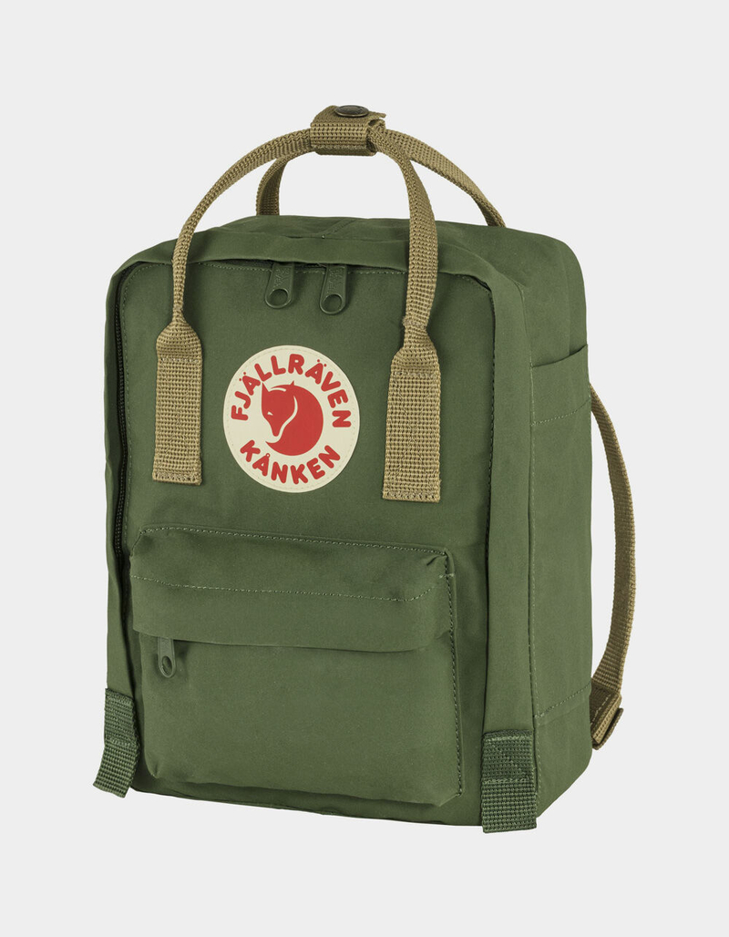 FJALLRAVEN Kanken Spruce Green Mini Backpack image number 1