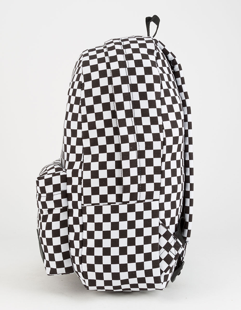 VANS Old Skool II Black & White Checkerboard Backpack image number 3