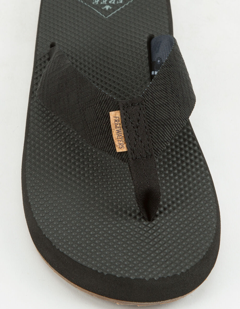 FREEWATERS Supreem Black Mens Sandals image number 4