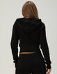 TILLYS Womens Zip-Up Hoodie image number 4