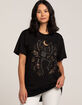 SKELETON Fall Leaves Unisex Tee image number 3