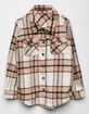 RSQ Girls Oversized Plaid Shacket image number 1