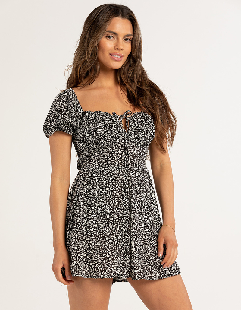 RSQ Womens Puff Sleeve Romper image number 0