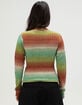 BDG Urban Outfitters Womens Slash Neck Ombre Sweater image number 4