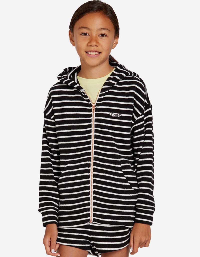 VOLCOM Lil Zip Girls Fleece Jacket image number 2