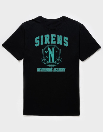 WEDNESDAY Sirens Nevermore Academy Unisex Tee Primary Image