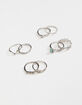 FULL TILT 8 Pack Bar & Flower Ring Set image number 1