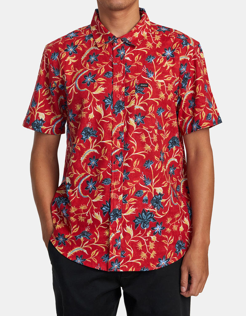 RVCA Rvgazi Mens Button Up Shirt image number 0