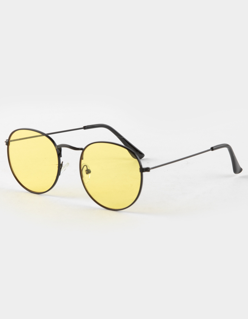 BLUE CROWN Picnic Small Metal Round Sunglasses image number 0