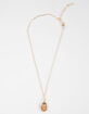 FULL TILT Rose Locket Dainty Necklace image number 1
