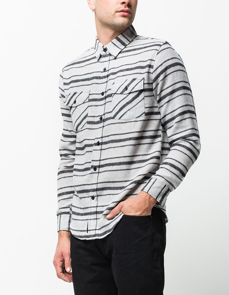 SHOUTHOUSE Salem Mens Flannel Shirt image number 2