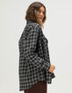 RSQ Womens Oversized Flannel image number 3