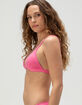 FULL TILT Ruched Fixed Triangle Bikini Top image number 2
