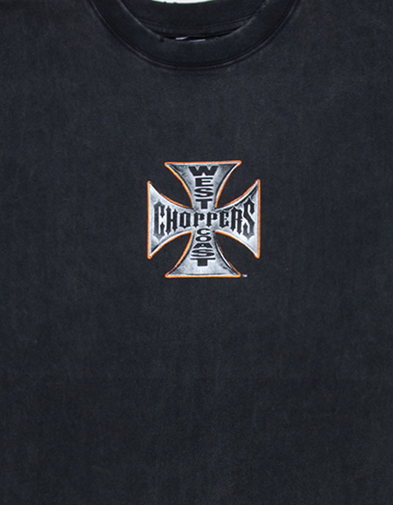 WEST COAST CHOPPERS Orange Hue Mens Boxy Tee image number 3