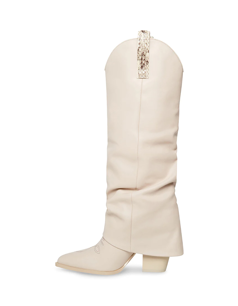 STEVE MADDEN Lassy Fold Over Western Womens Boots image number 3
