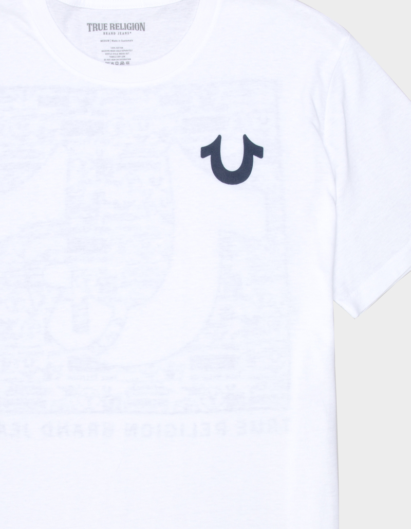 TRUE RELIGION Newspaper Mens Tee image number 3