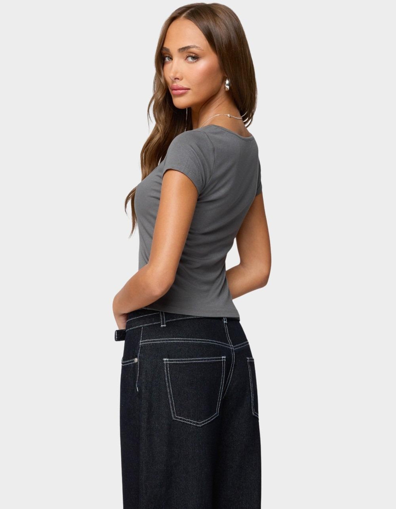 EDIKTED Ettalie Scoop Neck Tee image number 2