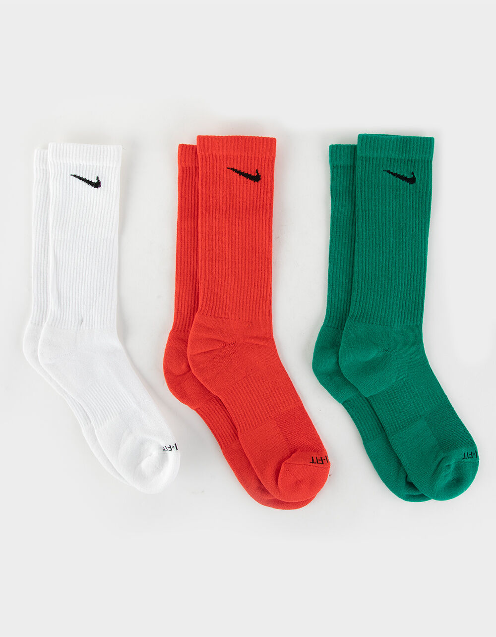 nike crew socks red