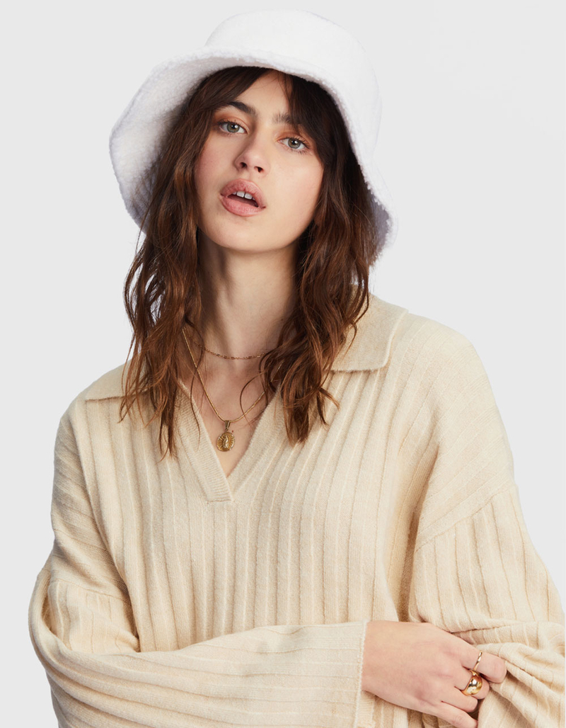 BILLABONG Still Single Womens Fleece Bucket Hat image number 1