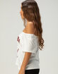 RSQ Womens Barcelona Off The Shoulder Tee image number 3