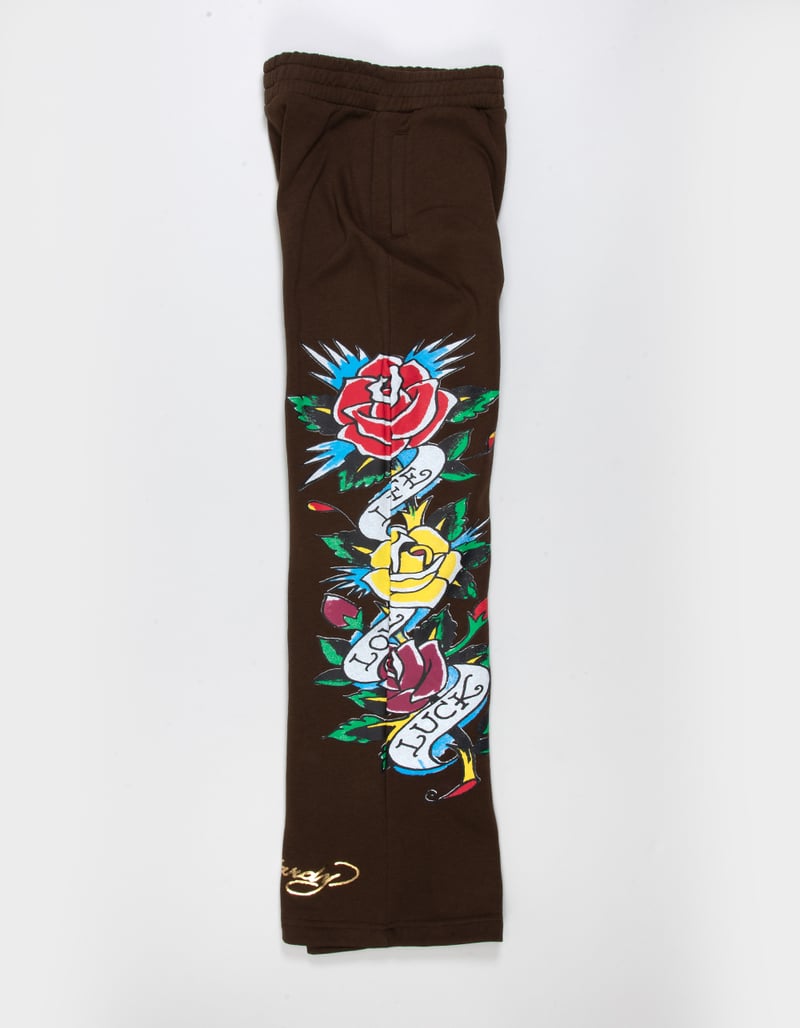 ED HARDY Tiger Rose Girls Wide Leg Sweatpants image number 2