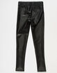 TRACTR Pull On Pleather Girls Skinny Pants image number 2