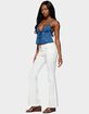 EDIKTED Mattea Low Rise Flared Jeans image number 4