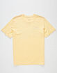 RVCA Offset Yellow Boys T-Shirt image number 2