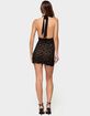 EDIKTED Alizah Scalloped Lace Halter Mini Dress image number 3