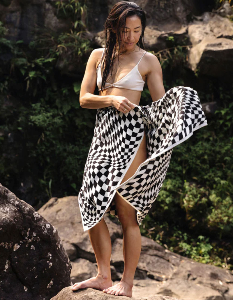 SLOWTIDE Opt Out Premium Woven Towel image number 4