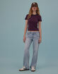 RSQ Womens Low Rise Loose Straight Jeans image number 1
