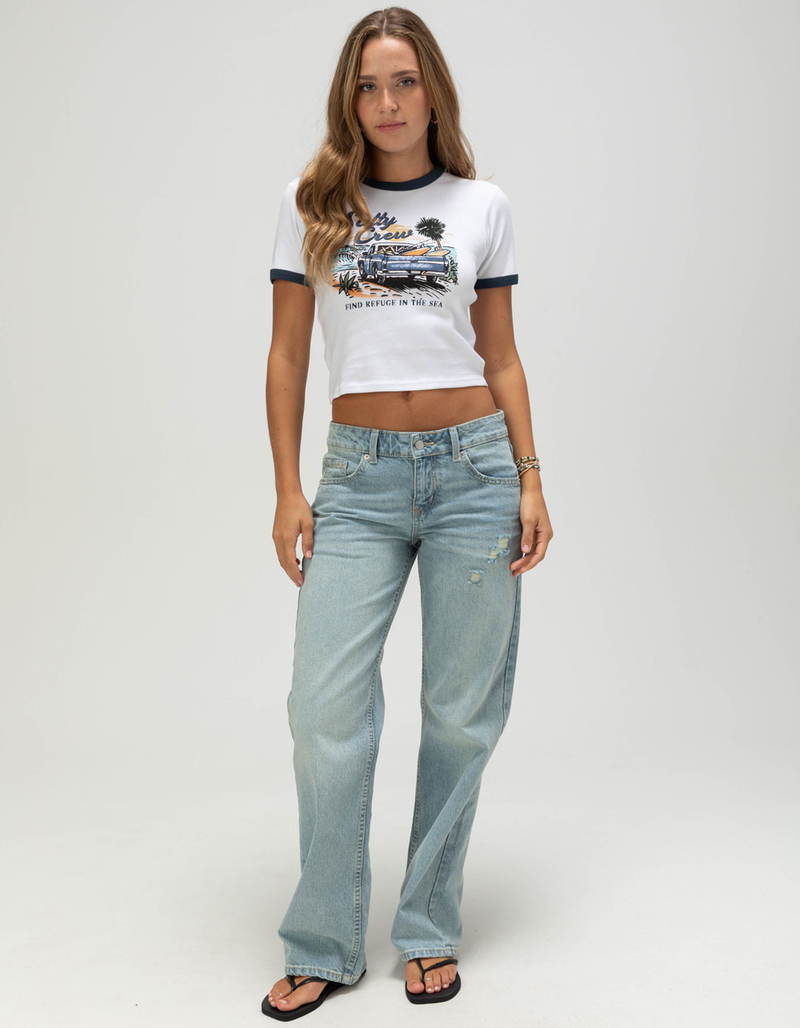 SALTY CREW Truck Bed Womens Ringer Tee image number 1