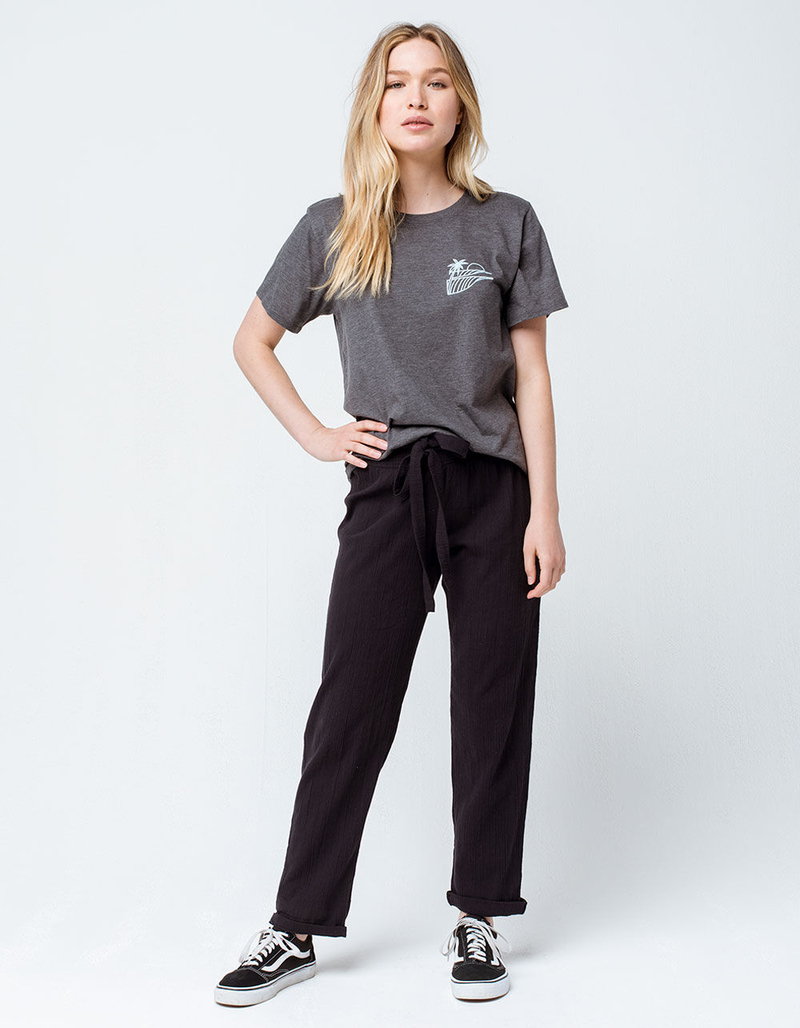 O'NEILL Coastal Washed Black Womens Pants image number 3