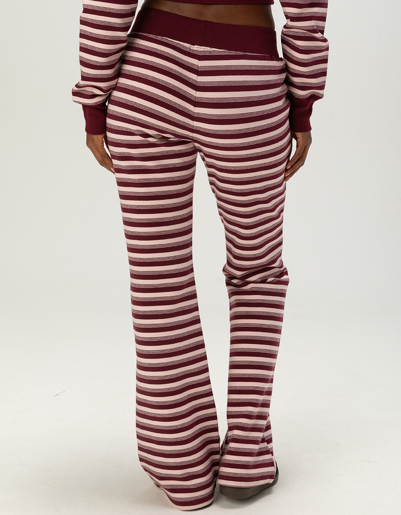 TILLYS Womens Stripe Bootcut Sweatpants image number 4