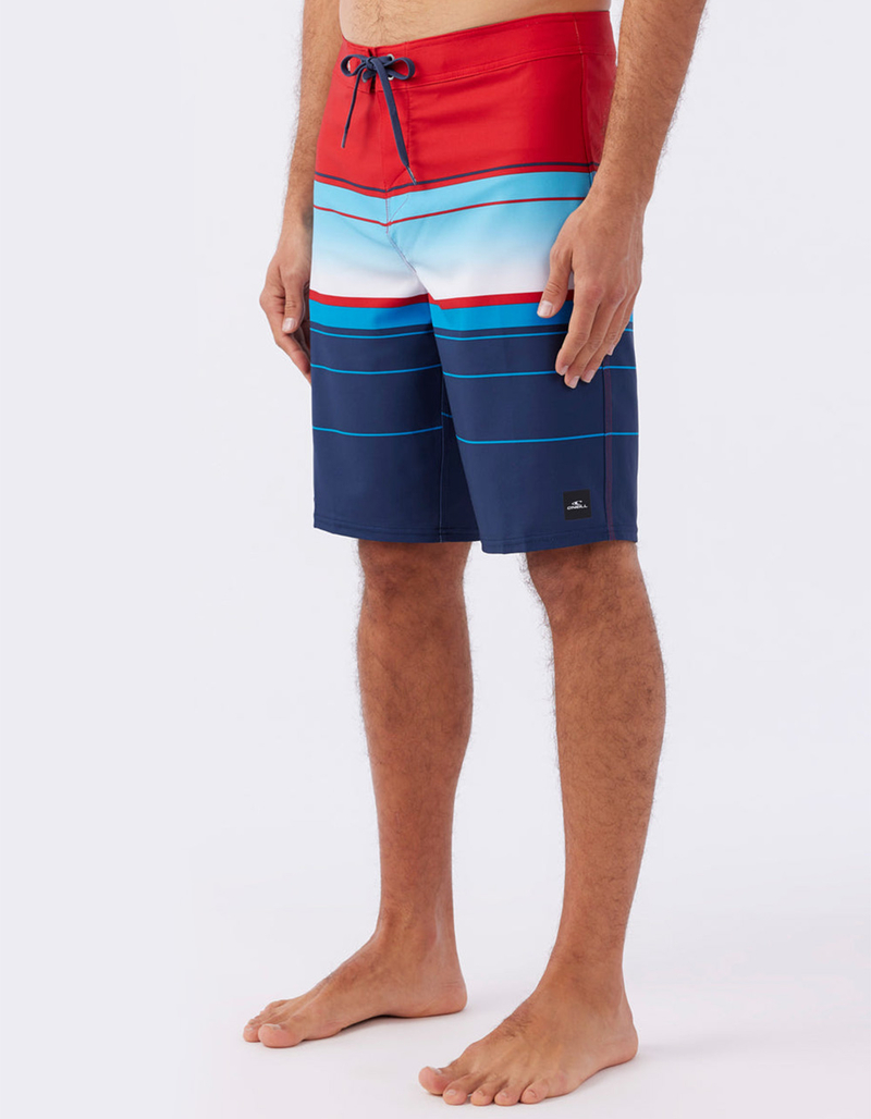 O'NEILL Hyperfreak Heat Stripe Mens 21" Boardshorts image number 2