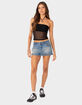 EDIKTED Celestia Sheer Mesh Womens Tube Top image number 3